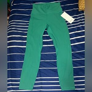 Lululemon Athletica Green and Blue Leggings